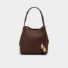 Aldo Avimaa - Woven Leather Bucket Bag in Cocoa Brown -The Aldo Shop product 14141353 avimaa brown 200 002 029 main sq gy