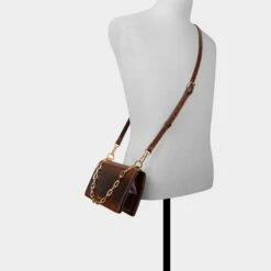 Aldo Daboucaa Snake Embossed Slim Shoulder Bag -The Aldo Shop product 14141370 daboucaa brown 200 002 029 alt3 sq gy
