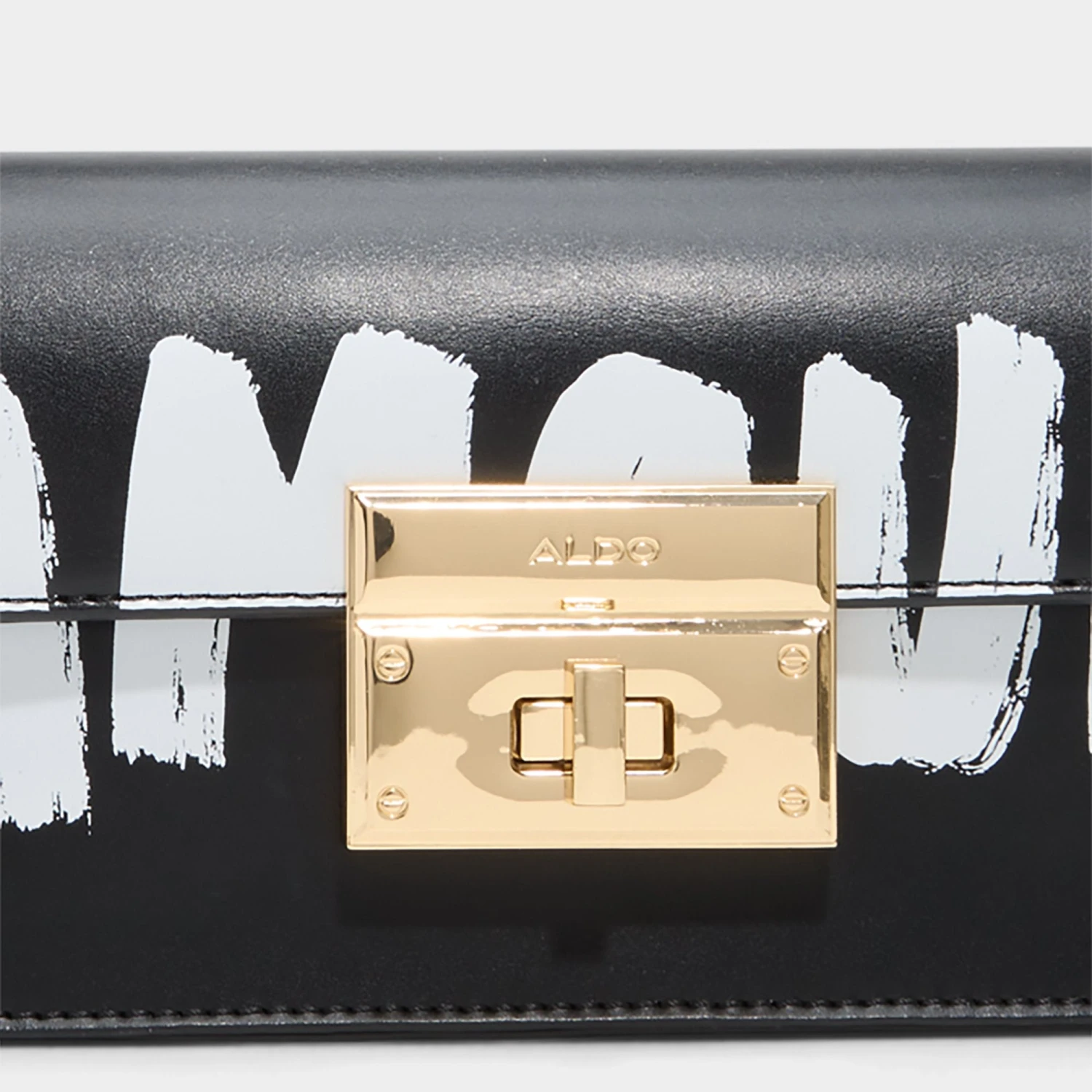 Aldo Amandyy Amour Graphic Shoulder Bag - Black 6 Aldo Amandyy Amour Graphic Shoulder Bag - Black - Image 5