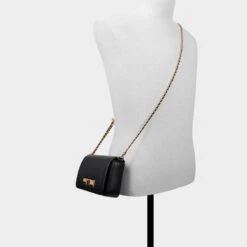 Aldo Dalenn - Black Leather Chain Strap Crossbody Bag 11 Aldo Dalenn - Black Leather Chain Strap Crossbody Bag -The Aldo Shop product 14141394 dalenn black 001 002 029 alt3 sq gy