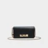 Aldo Dalenn - Black Leather Chain Strap Crossbody Bag -The Aldo Shop product 14141394 dalenn black 001 002 029 main sq gy
