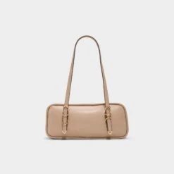 Aldo Casandraa Slim Rectangular Shoulder Bag in Neutral Beige