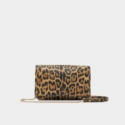 Aldo Riverlyy Leopard Print Compact Flap Bag