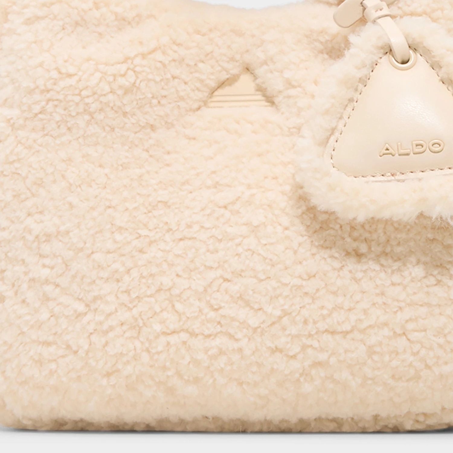 Aldo Ssoftsherpaa - Cozy Sherpa Mini Tote Bag with Padded Handles 7 Aldo Ssoftsherpaa - Cozy Sherpa Mini Tote Bag with Padded Handles - Image 5