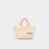 Aldo Ssoftsherpaa - Cozy Sherpa Mini Tote Bag with Padded Handles 1 Aldo Ssoftsherpaa - Cozy Sherpa Mini Tote Bag with Padded Handles -The Aldo Shop product 14141531 ssoftsherpaa beige 168 002 029 main sq gy