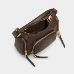 Aldo Ppiperr Women's Brown Shoulder Bag with Gold Accents -The Aldo Shop product 14141593 ppiperr brown 200 002 029 alt2 sq gy