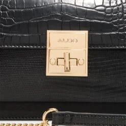 Aldo Nulsenn Structured Mini Crossbody Bag with Croc-Embossed Detail -The Aldo Shop product 14143612 nulsenn black 001 002 029 detail sq gy