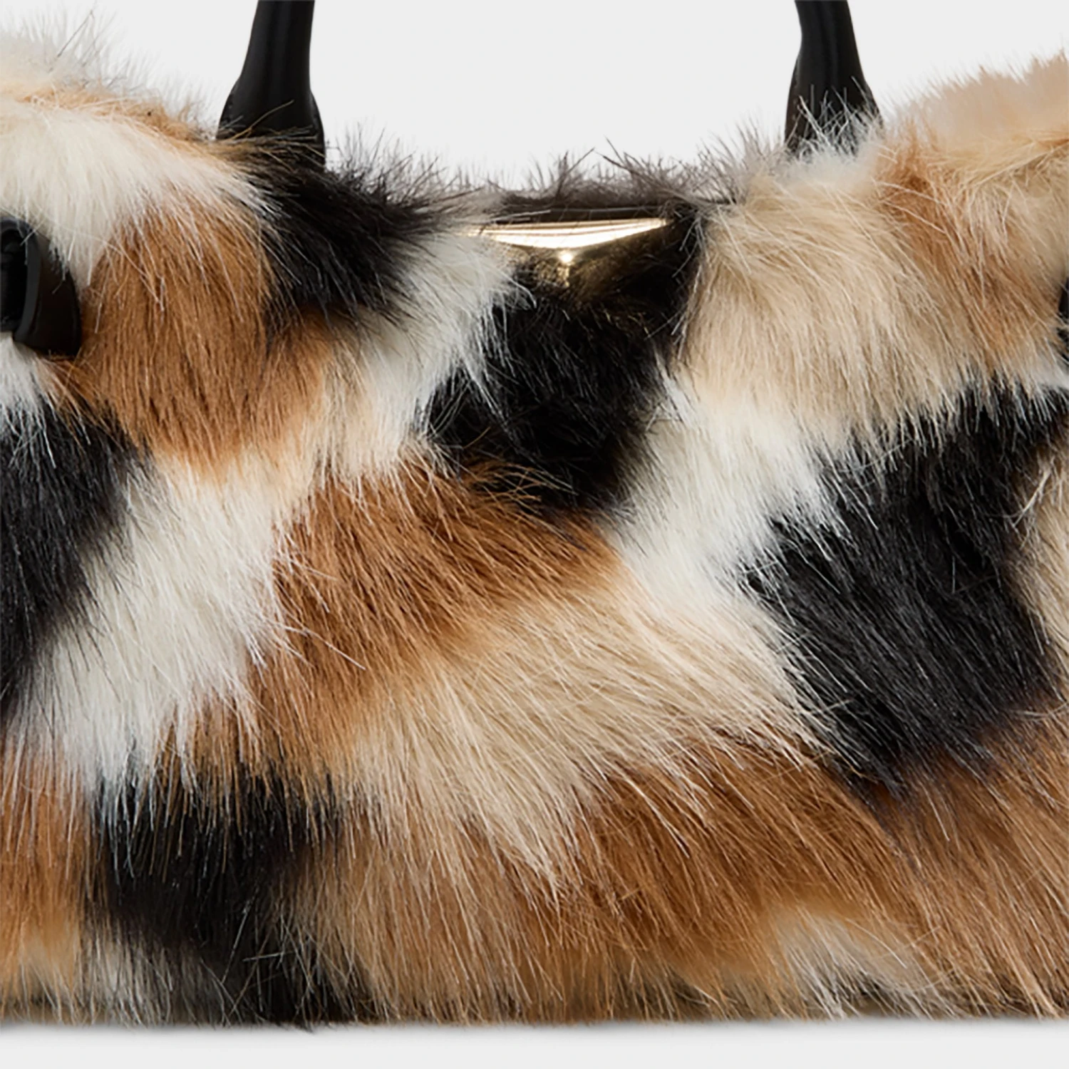 Aldo Leverr Patchwork Faux Fur Top-Handle Bag 7 Aldo Leverr Patchwork Faux Fur Top-Handle Bag - Image 5