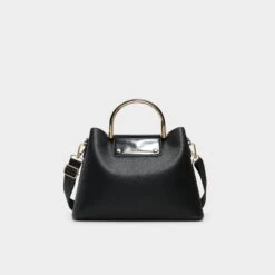 Aldo Sloanaa Structured Pebbled Leather Top Handle Bag