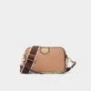 Aldo Ivieee Women's Pebble-Grain Camera Bag with Interchangeable Straps -The Aldo Shop product 14143666 ivieee brown 230 002 029 main sq gy