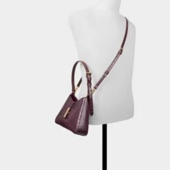 Aldo Julietta Burgundy Croc-Embossed Shoulder Bag -The Aldo Shop product 14143716 julietta red 649 002 029 alt3 sq gy