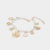 Aldo Muka Faux Pearl Charm Bracelet with Crystal Medallion -The Aldo Shop product 14145095 muka white 102 main sq gy