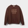 Aldo Coffee Lovers Club Relaxed Crewneck Sweatshirt -The Aldo Shop product 14145363 coffeelovers beige 271 main sq gy