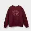Aldo Playyful "Life Is A Sport" Drop-Shoulder Fleece Sweatshirt -The Aldo Shop product 14145380 playyful red 601 main sq gy