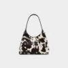Aldo Smallharperr Cow Print Slouchy Hobo Bag -The Aldo Shop product 14151706 smallharperr black 003 001 029 main sq gy