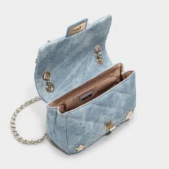Aldo Seadreamm Denim Shoulder Bag - Nautical Starfish & Pearl Accents -The Aldo Shop product 14151823 seadreamm blue 407 002 029 alt2 sq gy