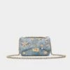 Aldo Seadreamm Denim Shoulder Bag - Nautical Starfish & Pearl Accents -The Aldo Shop product 14151823 seadreamm blue 407 002 029 main sq gy