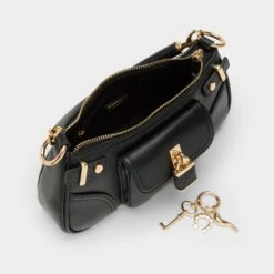 Aldo Alexeaa - Elegant Women's Baguette Bag with Golden Hardware -The Aldo Shop product 14151831 alexeaa black 001 002 029 alt2 sq gy