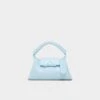 Aldo Kallyy Women's Trapeze Mini Bag with Matte Finish - Ice Blue 2 Aldo Kallyy Women's Trapeze Mini Bag with Matte Finish - Ice Blue -The Aldo Shop product 14151837 kallyy blue 451 002 029 main sq gy