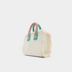 Aldo Getawaybag: Embroidered Summer Cotton Tote with Crochet Handles -The Aldo Shop product 14151856 getawaybag beige 168 003 029 alt1 sq gy