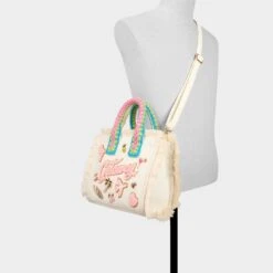 Aldo Getawaybag: Embroidered Summer Cotton Tote with Crochet Handles -The Aldo Shop product 14151856 getawaybag beige 168 003 029 alt3 sq gy