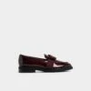 Aldo Bissom Women's Burgundy Patent Loafers with Grosgrain Bow -The Aldo Shop product 14151919 bissom brown 201 002 033 main sq gy