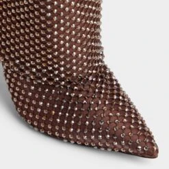 Aldo Livydalia Mocha Crystal Embellished Knee-High Boots 13 Aldo Livydalia Mocha Crystal Embellished Knee-High Boots -The Aldo Shop product 14157265 livydalia brown 201 003 023 alt4 sq gy