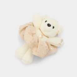 Aldo Bubbless White Bear Bag Charm – Playful Festive Accessory