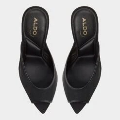 Aldo Elennah Sheer Mesh Heeled Mules 15 Aldo Elennah Sheer Mesh Heeled Mules -The Aldo Shop product 14161302 elennah black 001 003 023 alt5 sq gy
