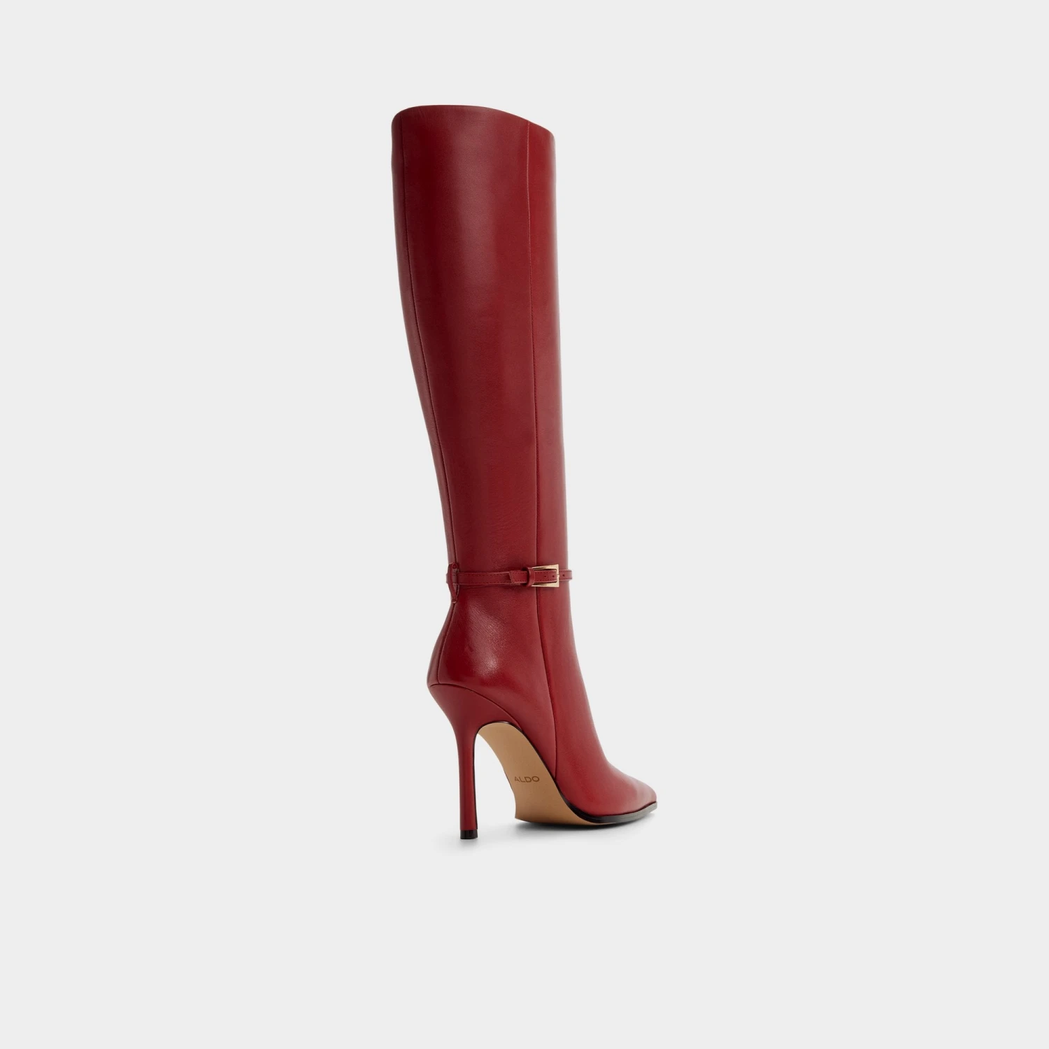 Aldo Maellie Red Leather Knee-High Stiletto Boots 4 Aldo Maellie Red Leather Knee-High Stiletto Boots - Image 2