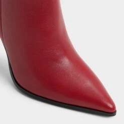 Aldo Maellie Red Leather Knee-High Stiletto Boots 13 Aldo Maellie Red Leather Knee-High Stiletto Boots -The Aldo Shop product 14163409 maellie red 609 001 042 alt4 sq gy
