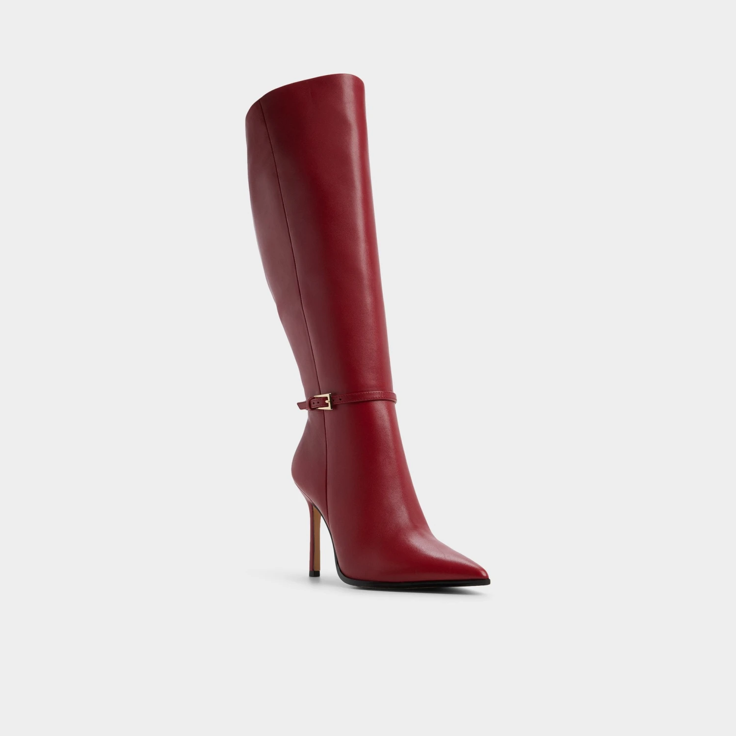 Aldo Maellie-wc Red Pointed Toe Knee-High Stiletto Boots 6 Aldo Maellie-wc Red Pointed Toe Knee-High Stiletto Boots - Image 4