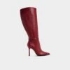 Aldo Maellie-wc Red Pointed Toe Knee-High Stiletto Boots -The Aldo Shop product 14163459 maellie wc red 609 001 042 main sq gy