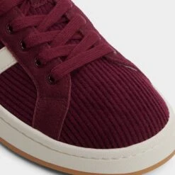 Aldo Retrochic: Women's Vintage-Inspired Merlot Sneakers -The Aldo Shop product 14165820 retrochic red 601 003 065 detail sq gy
