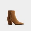 Aldo Shaniah Women's Suede Fringe Pointed-Toe Ankle Boots 2 Aldo Shaniah Women's Suede Fringe Pointed-Toe Ankle Boots -The Aldo Shop product 14166629 shaniah brown 230 001 046 main sq gy