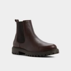 Aldo Adalitlan Brown Leather Chelsea Boots with Lug Sole 14 Aldo Adalitlan Brown Leather Chelsea Boots with Lug Sole -The Aldo Shop product 14166634 adalitlan brown 210 001 043 alt3 sq gy