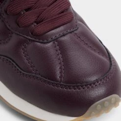 Aldo Siyara Merlot Leather Quilted Sneakers -The Aldo Shop product 14167726 siyara red 601 002 043 detail sq gy