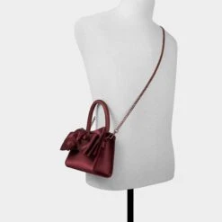 Aldo Decadencee Structured Mini Top-Handle Bag with Satin Bow -The Aldo Shop product 14172269 decadencee red 609 003 029 alt3 sq gy