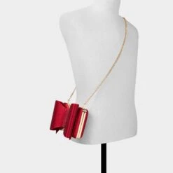 Aldo Rhinestone Silk Bow Clutch Bag -The Aldo Shop product 14172271 bowclutchh red 600 002 033 alt3 sq gy