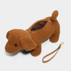 Aldo Woofy Brown Sherpa Dog-Shaped Novelty Bag -The Aldo Shop product 14172293 woofy brown 232 003 029 alt2 sq gy