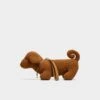 Aldo Woofy Brown Sherpa Dog-Shaped Novelty Bag