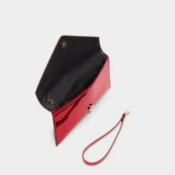 Aldo Mallasvee Red Patent Clutch Bag with Wristlet Strap -The Aldo Shop product 14172338 mallasvee red 640 002 029 alt2 sq gy