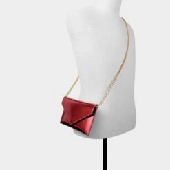 Aldo Mallasvee Red Patent Clutch Bag with Wristlet Strap -The Aldo Shop product 14172338 mallasvee red 640 002 029 alt3 sq gy