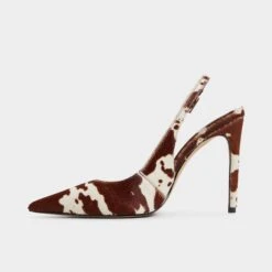 Aldo Stessysling Animal Print Calf-Hair Sculpted Slingback Heels 12 Aldo Stessysling Animal Print Calf-Hair Sculpted Slingback Heels -The Aldo Shop product 14174174 stessysling brown 241 001 037 alt2 sq gy