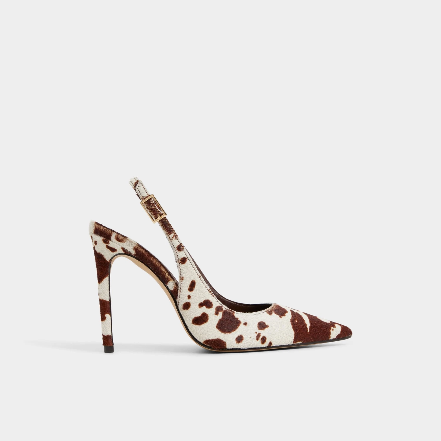 Aldo Stessysling Animal Print Calf-Hair Sculpted Slingback Heels 3 Aldo Stessysling Animal Print Calf-Hair Sculpted Slingback Heels