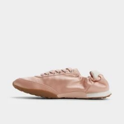 Aldo Balletsnkr - Women's Blush Satin Low-Top Sneakers 13 Aldo Balletsnkr - Women's Blush Satin Low-Top Sneakers -The Aldo Shop product 14179220 balletsnkr pink 680 003 032 alt2 sq gy