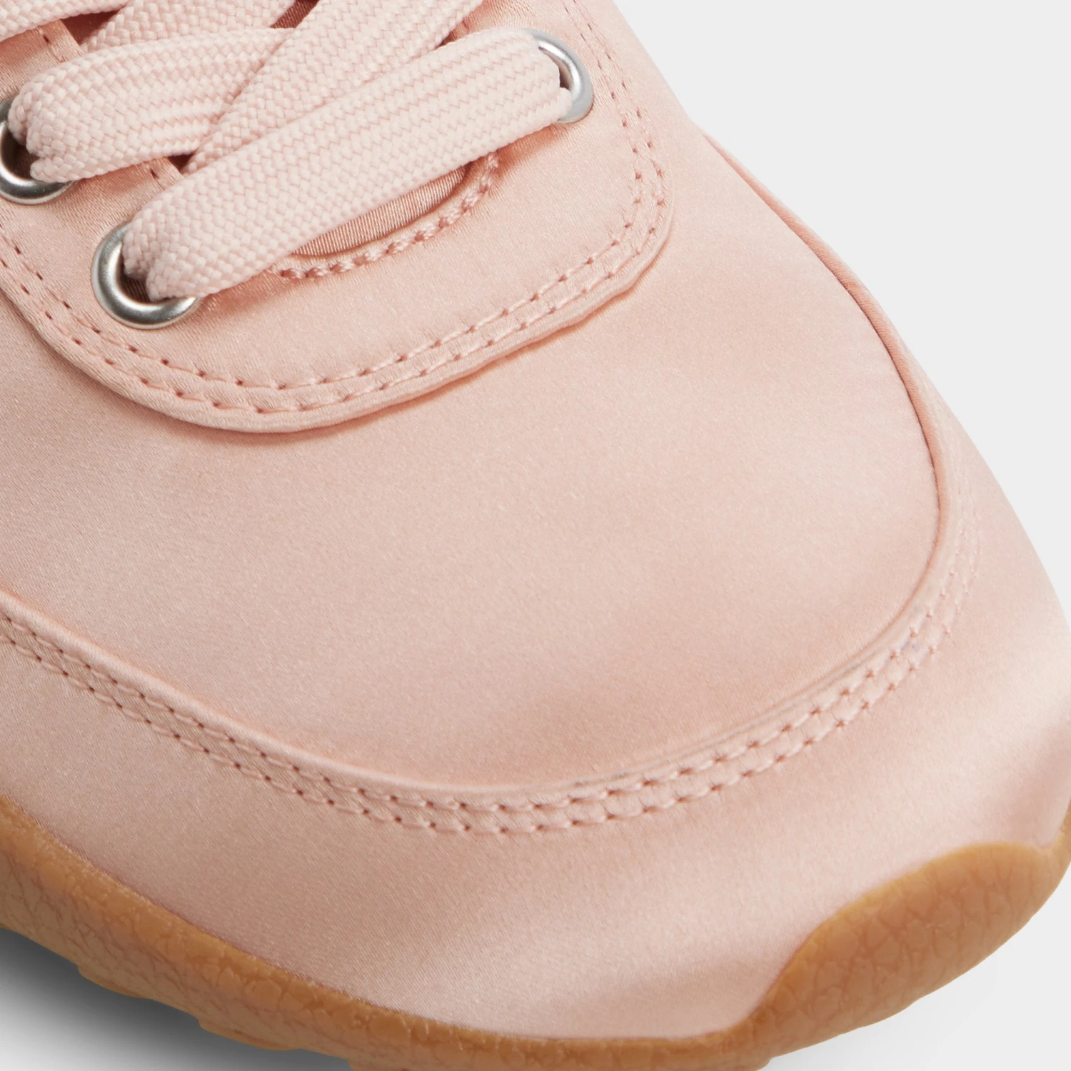Aldo Balletsnkr - Women's Blush Satin Low-Top Sneakers 9 Aldo Balletsnkr - Women's Blush Satin Low-Top Sneakers - Image 7