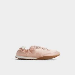 Aldo Balletsnkr - Women's Blush Satin Low-Top Sneakers