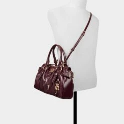 Aldo Alosaa Structured Satchel with Gold Buckle Accents 11 Aldo Alosaa Structured Satchel with Gold Buckle Accents -The Aldo Shop product 14180059 alosaa red 601 002 029 alt3 sq gy