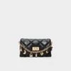 Aldo Liennaa Black Quilted Crossbody Bag -The Aldo Shop product 14180249 liennaa black 001 002 029 main sq gy